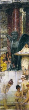 Une baignoire an Antique personnalisée Sir Lawrence Alma Tadema Peinture à l'huile